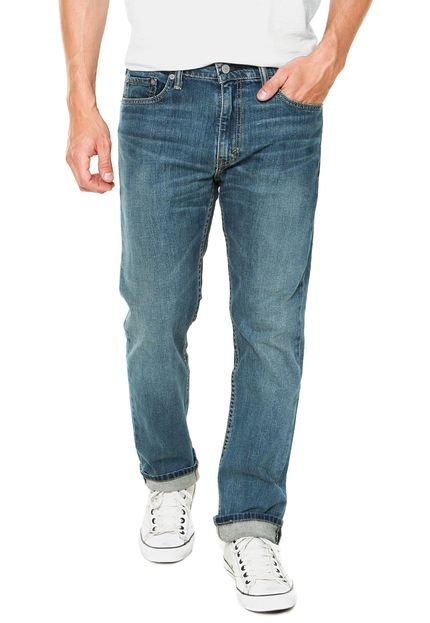 Calça Jeans Levis Reta Estonada Azul - Marca Levis