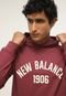 Blusa de Moletom Flanelada Fechada New Balance Essen Vermelha - Marca New Balance