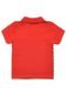Camisa Polo Alakazoo Menino Listrado Vermelha - Marca Alakazoo