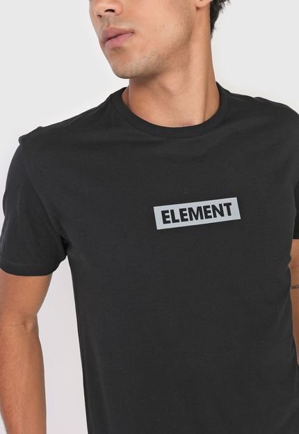 Camiseta Element Logo Preta - Marca Element