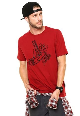 Camiseta Santa Cruz Knucklehead Vermelha
