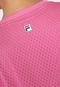 Camiseta Fila Mesh Colors Rosa - Marca Fila
