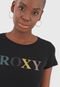 Camiseta Roxy Four Side Preta - Marca Roxy