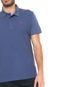 Camisa Polo Mr Kitsch Textura Azul - Marca MR. KITSCH