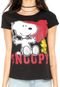 Camiseta FiveBlu Snoopy Preta - Marca FiveBlu
