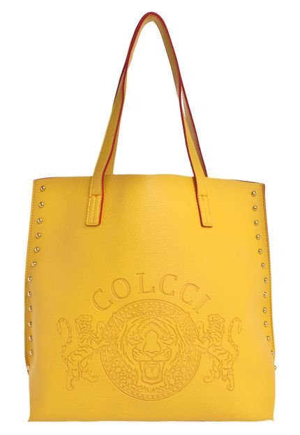 Bolsa Colcci Tachas Amarela - Marca Colcci