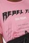 Camiseta Colcci Rebel Rosa - Marca Colcci