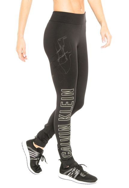 Legging Calvin Klein Logo Preta - Marca Calvin Klein