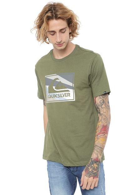 Camiseta Quiksilver Light Rays Verde - Marca Quiksilver
