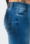 Calça Jeans Masculina Slim Com Elastano Bolso Casual Azul - Marca Zafina