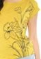 Blusa Mercatto Floral Amarela - Marca Mercatto
