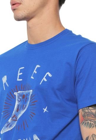 Camiseta Reef Seriously Azul