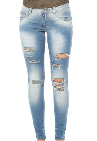 Calça Jeans Biotipo Skinny Cigarrete Azul