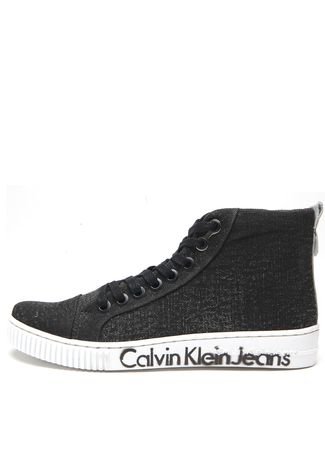 Tênis Calvin Klein Jeans Spray Mid Cinza