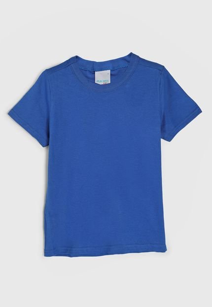 Camiseta Malwee Kids Infantil Lisa Azul - Marca Malwee Kids