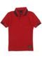 Camiseta Polo Colcci Kids Infantil Logo Vermelha - Marca Colcci Kids