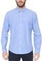 Camisa Colcci Slim Lisa Azul - Marca Colcci