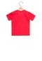 Camiseta Manga Curta DDK Basic  Infantil Vermelha - Marca DDK