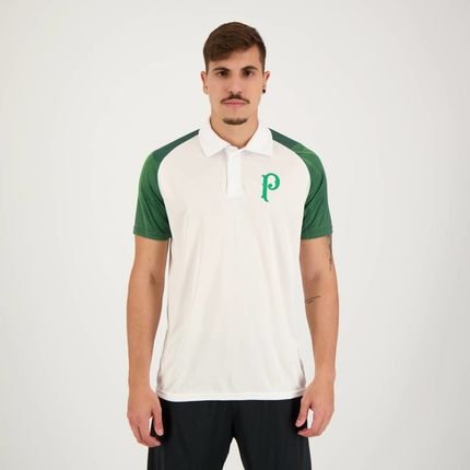 Polo Palmeiras Tide Branca e Verde - Marca SPR