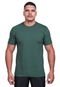 Camiseta Masculina Básica Lisa Casual Techmalhas Verde Militar - Marca TECHMALHAS