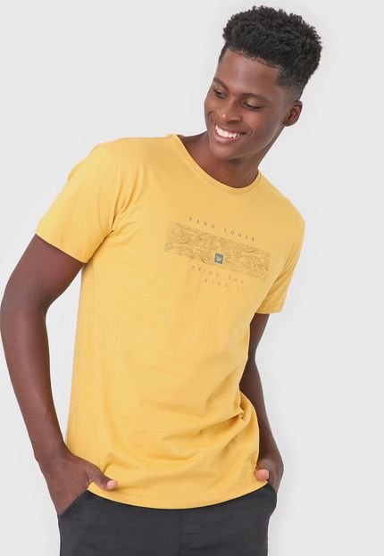 Camiseta Hang Loose  Fiji Amarela - Marca Hang Loose