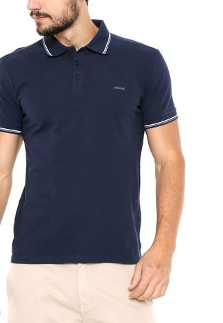 Camisa Polo Colcci Logo Azul-Marinho