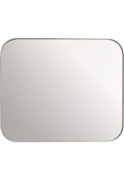 Espelho Corner Retangular Com Moldura Titânio - 100X80 Vidrotec - Marca Vidrotec