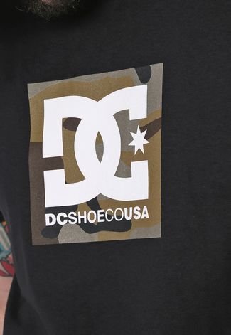 Camiseta DC Shoes Camo Star Fill Preta