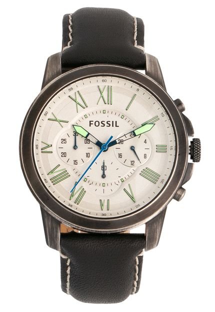 Relógio Fossil FS49210CN Cinza - Marca Fossil
