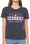 Camiseta Volcom Slide Or Die Azul-marinho - Marca Volcom