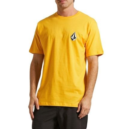 Camiseta Volcom Deadly Stone Masculina Amarelo - Marca Volcom