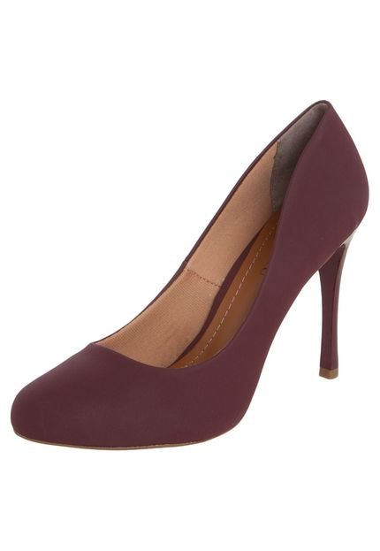 Scarpin FiveBlu Simple Vinho - Marca FiveBlu