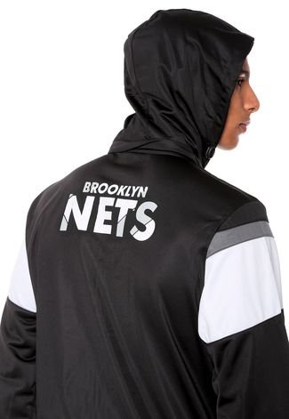 Jaqueta NBA Trilobal Brooklyn Nets 17 Preta