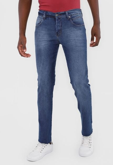 Calça Jeans Aleatory Reta Casual Azul - Marca Aleatory