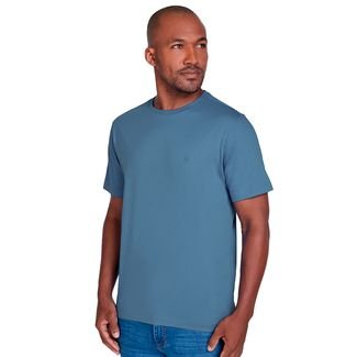 Camiseta Individual Basic Regular Ou24 Azul Masculino