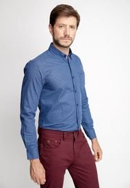 Camisa Checkered Hudson F Azul Ferouch