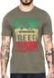 Camiseta Reef Rasta Verde - Marca Reef