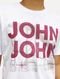 Camiseta John John Masculina Regular Downtown Branca - Marca John John