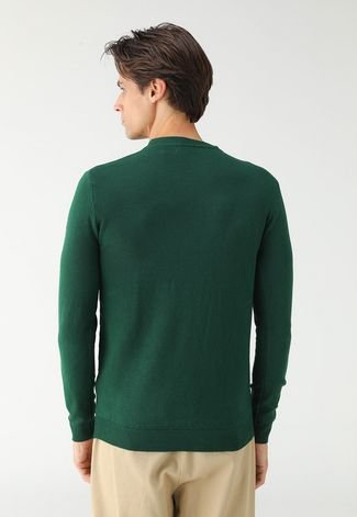 Suéter Tricot Broken Rules Texturizado Verde