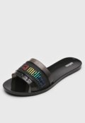 Rasteira Melissa M Lover Slide Ii Ad Preto - Marca Melissa