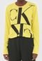 Blusa Calvin Klein Jeans Mirror Amarela - Marca Calvin Klein Jeans