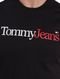 Camiseta Tommy Jeans Masculina Essential Multi Logo Preta - Marca Tommy Jeans