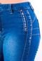 Calça Jeans Super Elastano Manabana Skinny Cós Médio Azul - Marca Manabana