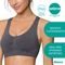 Top Fitness Nadador Selene Sem Costura Sport Academia Preto Mescla - Marca Selene