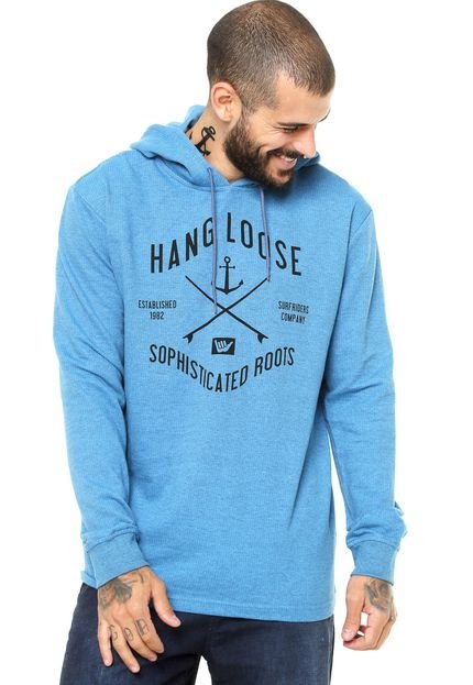 Moletom Hang Loose Roots Azul - Marca Hang Loose