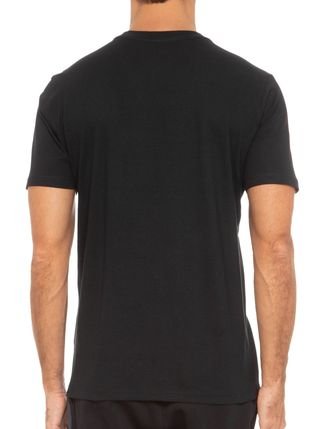 Camiseta New Balance Masculina Essential Stacked Logo Preta
