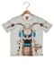 Camiseta  Kyly Wheels Of Steel Cinza - Marca Kyly