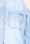 Camisa Jeans Colcci Comfort Azul - Marca Colcci