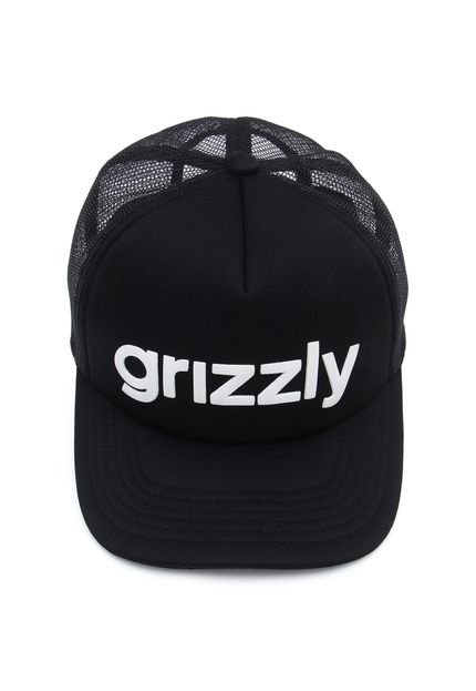 Boné Grizzly Mini Lowecase Trucker Preto - Marca Grizzly