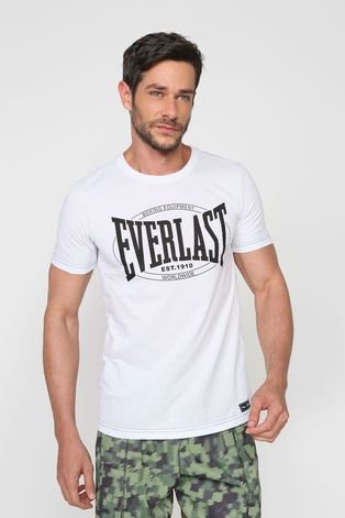 Camiseta Everlast Logo Branca - Compre Agora